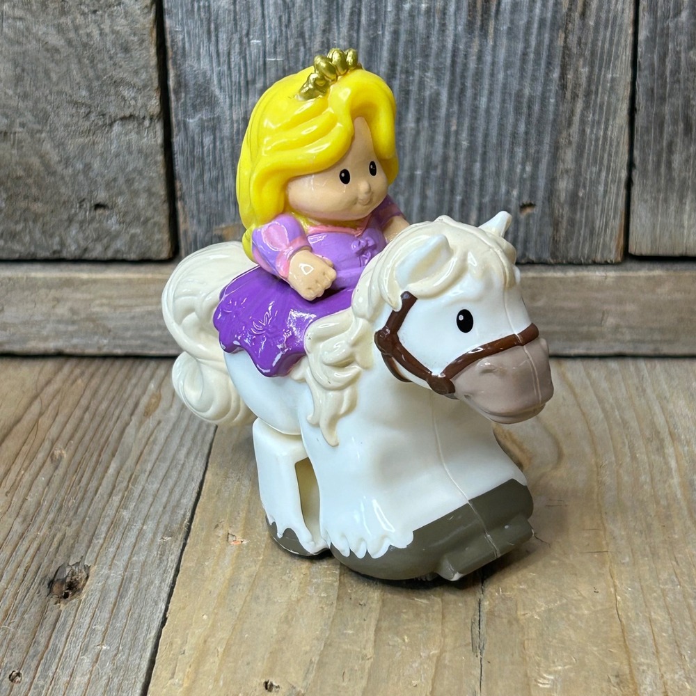 Fisher-Price Little People Disney Princess Rapunzel & Maximus Horse Y3682 White